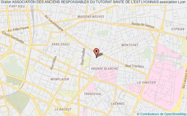 plan association Association Des Anciens Responsables Du Tutorat SantÉ De L'est Lyonnais Lyon