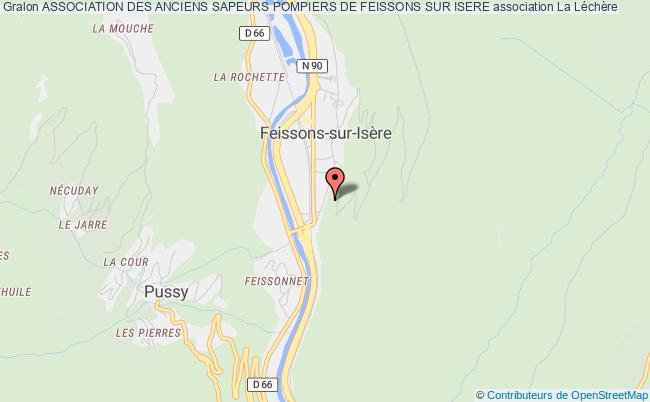 plan association Association Des Anciens Sapeurs Pompiers De Feissons Sur Isere La Léchère