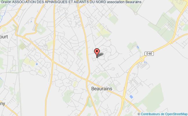 plan association Association Des Aphasiques Et Aidants Du Nord Beaurains
