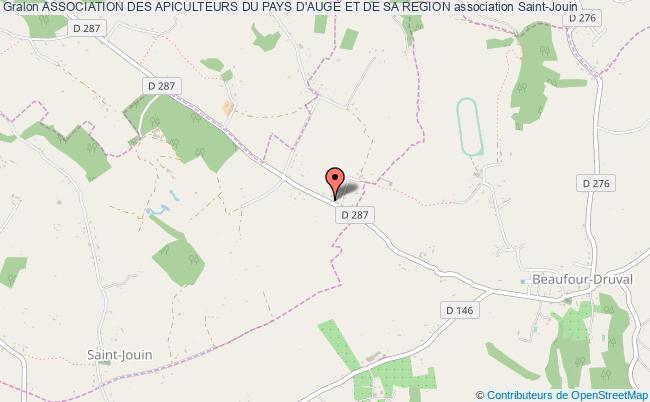 plan association Association Des Apiculteurs Du Pays D'auge Et De Sa Region Saint-Jouin