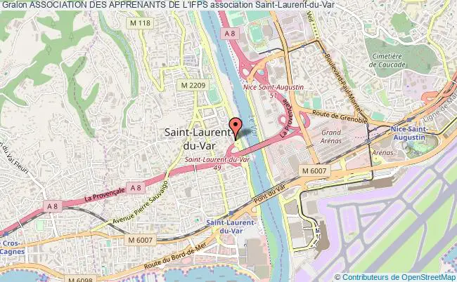 plan association Association Des Apprenants De L'ifps Saint-Laurent-du-Var