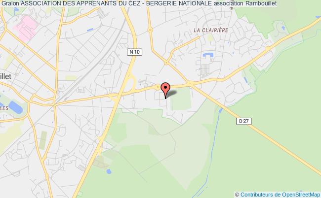 plan association Association Des Apprenants Du Cez - Bergerie Nationale Rambouillet cedex