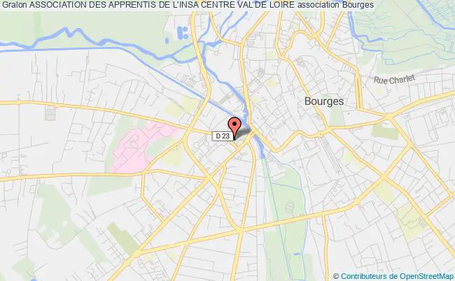 plan association Association Des Apprentis De L'insa Centre Val De Loire Bourges