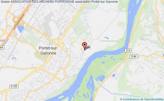 plan association Association Des Archers Portesiens Portet-sur-Garonne
