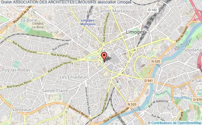 plan association Association Des Architectes Limousins Limoges