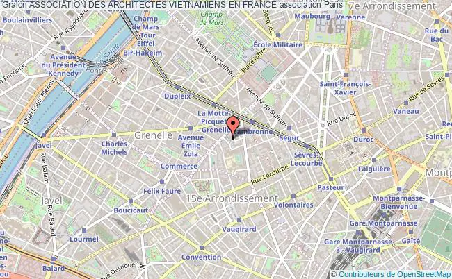 plan association Association Des Architectes Vietnamiens En France Paris