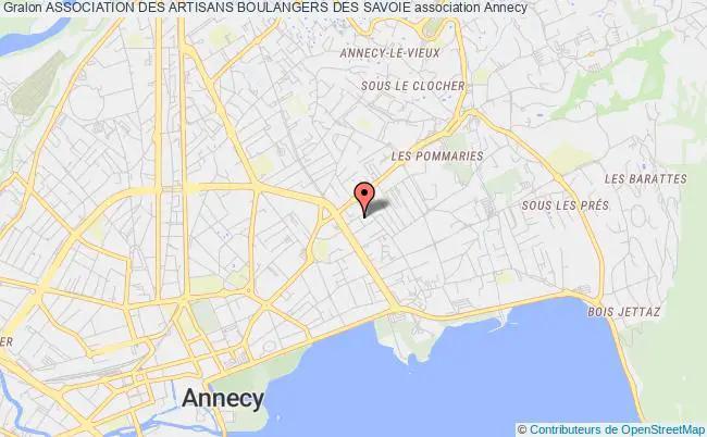 plan association Association Des Artisans Boulangers Des Savoie Annecy cedex