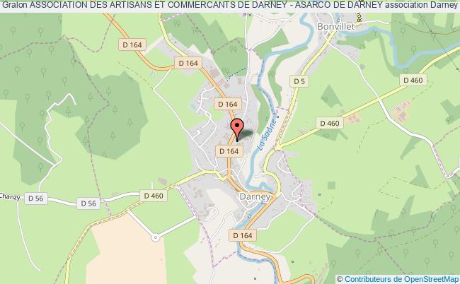 plan association Association Des Artisans Et Commercants De Darney - Asarco De Darney Darney