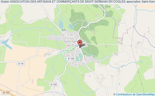 plan association Association Des Artisans Et CommerÇants De Saint Germain En CoglÈs Saint-Germain-en-Coglès