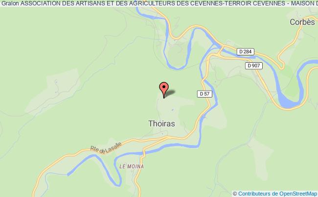 ASSOCIATION DES ARTISANS ET DES AGRICULTEURS DES CEVENNES-TERROIR CEVENNES - MAISON DES ARTISANS ET DES PAYSANS.