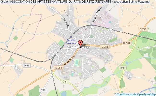 plan association Association Des Artistes Amateurs Du Pays De Retz (retz'arts) Sainte-Pazanne