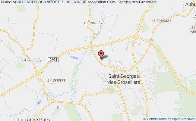 plan association Association Des Artistes De La VÈre Saint-Georges-des-Groseillers