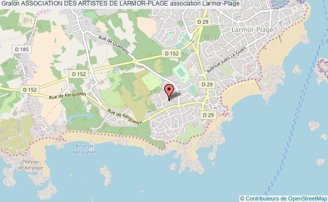 plan association Association Des Artistes De Larmor-plage Larmor-Plage