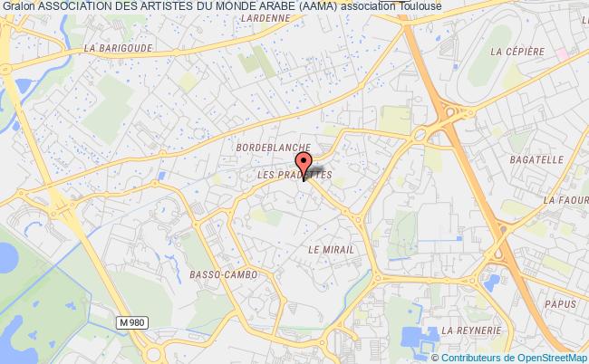 plan association Association Des Artistes Du Monde Arabe (aama) Toulouse