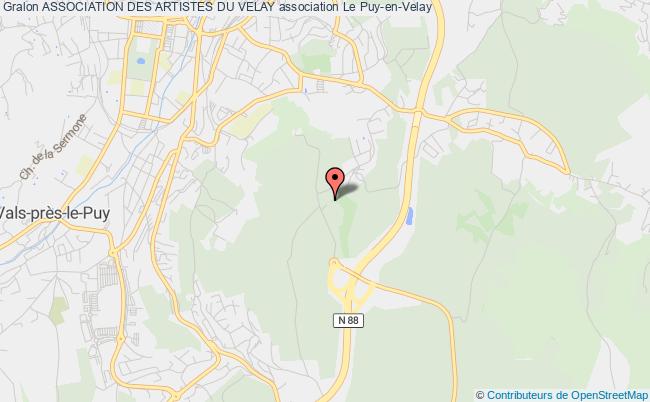 plan association Association Des Artistes Du Velay Le Puy-en-Velay