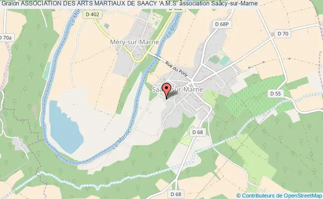 plan association Association Des Arts Martiaux De Saacy 'a.m.s' Saâcy-sur-Marne
