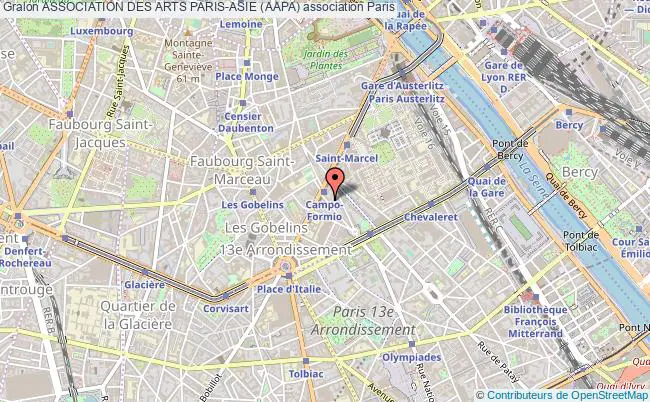 plan association Association Des Arts Paris-asie (aapa) Paris