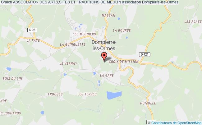 plan association Association Des Arts,sites Et Traditions De Meulin Dompierre-les-Ormes