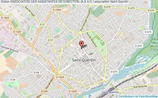 plan association Association Des Assistantes De Direction (a.s.a.d.) Saint-Quentin