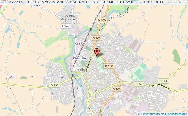plan association Association Des Assistantes Maternelles De Chemille Et Sa Region Pirouette, Cacahuete Chemillé-en-Anjou