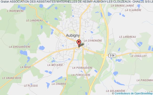 plan association Association Des Assistantes Maternelles De Nesmy-aubigny-les Clouzeaux- Chaille S/s Les Ormeaux-st Florent Des Bois My Ny Aux Bois Aubigny