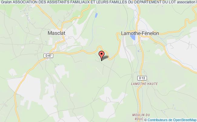 plan association Association Des Assistants Familiaux Et Leurs Familles Du DÉpartement Du Lot Lamothe-Fénelon