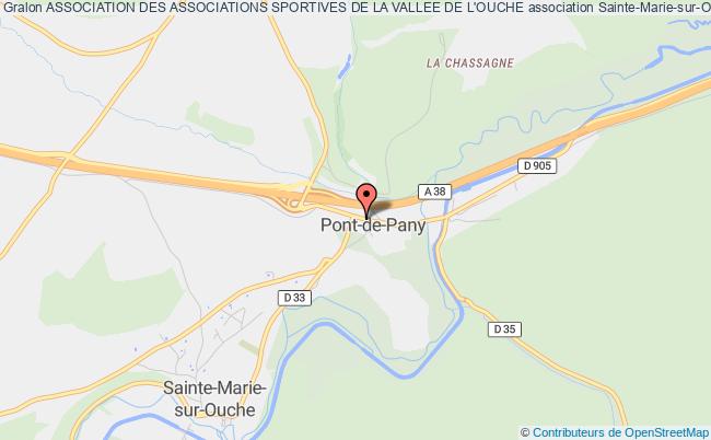 plan association Association Des Associations Sportives De La Vallee De L'ouche Sainte-Marie-sur-Ouche