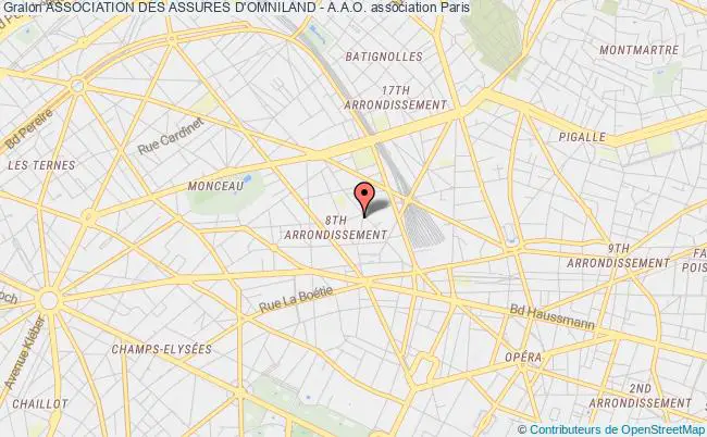 plan association Association Des Assures D'omniland - A.a.o. Paris