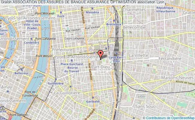 plan association Association Des Assures De Banque Assurance Optimisation Lyon 3e Arrondissement