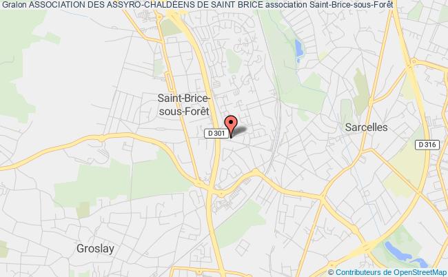 plan association Association Des Assyro-chaldÉens De Saint Brice Saint-Brice-sous-Forêt