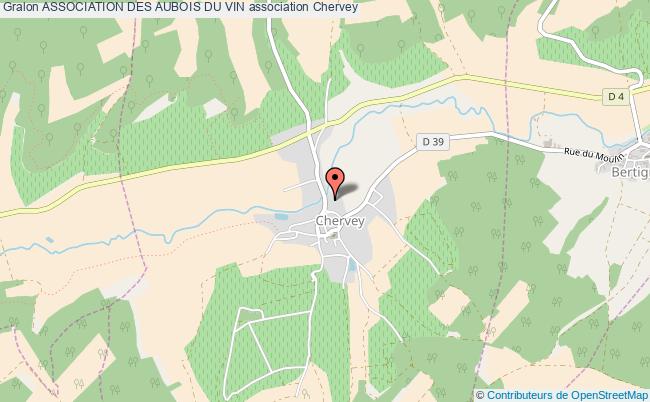 plan association Association Des Aubois Du Vin Chervey