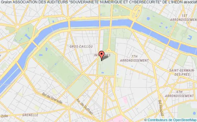 plan association Association Des Auditeurs "souverainete Numerique Et Cybersecurite" De L'ihedn Paris