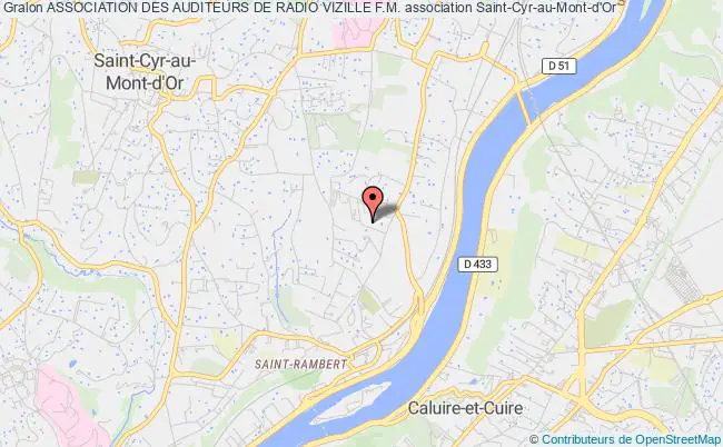 plan association Association Des Auditeurs De Radio Vizille F.m. Saint-Cyr-au-Mont-d'Or