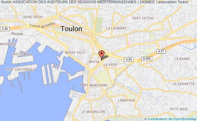 plan association Association Des Auditeurs Des Sessions Mediterraneennes ( 2asmed ) Toulon