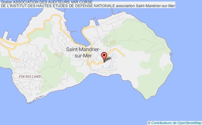 plan association Association Des Auditeurs Var Corse
De L'institut Des Hautes Etudes De Defense Nationale Saint-Mandrier-sur-Mer