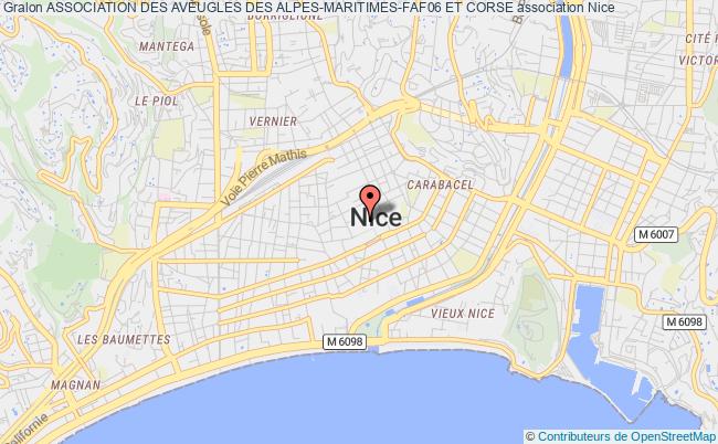 plan association Association Des Aveugles Des Alpes-maritimes-faf06 Et Corse Nice