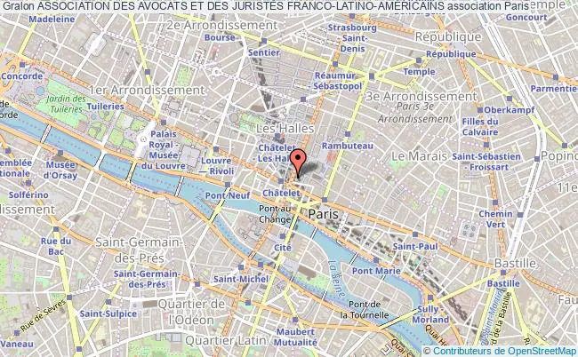 plan association Association Des Avocats Et Des Juristes Franco-latino-amÉricains Paris