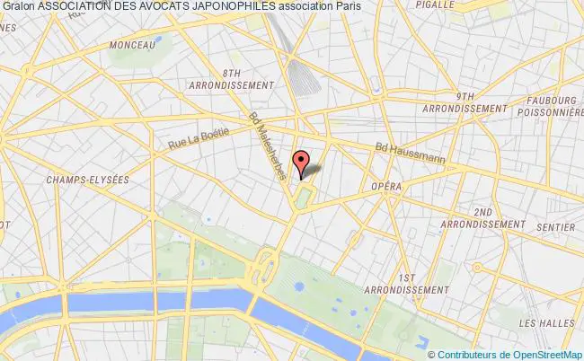 plan association Association Des Avocats Japonophiles Paris