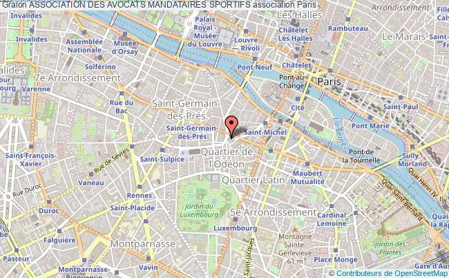 plan association Association Des Avocats Mandataires Sportifs Paris