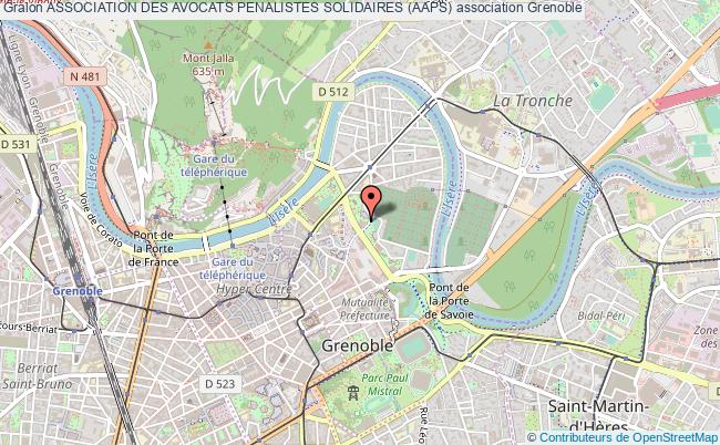 plan association Association Des Avocats Penalistes Solidaires (aaps) Grenoble