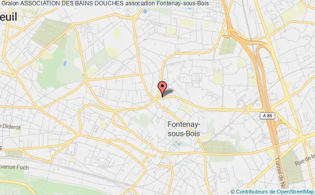 plan association Association Des Bains Douches Fontenay-sous-Bois