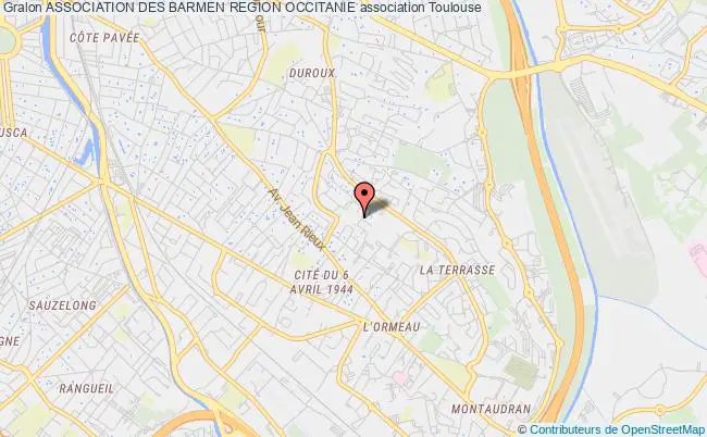 plan association Association Des Barmen Region Occitanie Toulouse