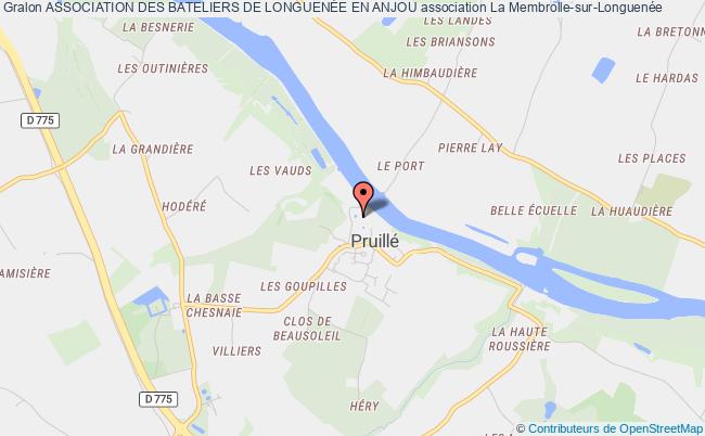plan association Association Des Bateliers De LonguenÉe En Anjou Longuenée-en-Anjou