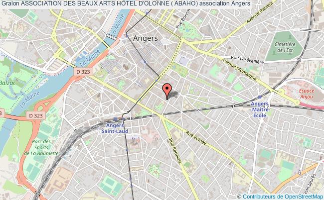 plan association Association Des Beaux Arts HÔtel D'olonne ( Abaho) Angers