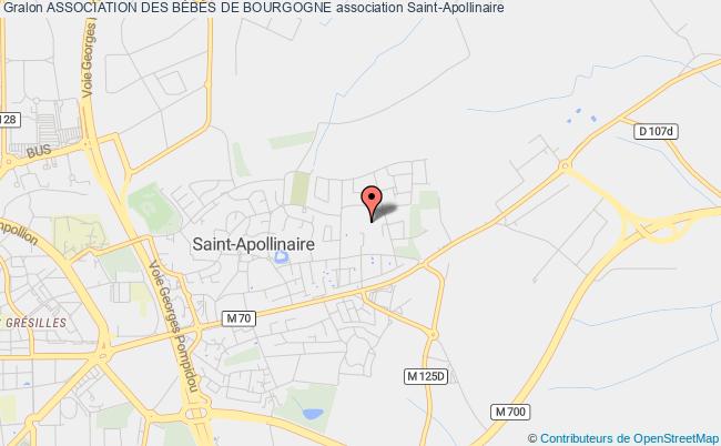 plan association Association Des BÉbÉs De Bourgogne Saint-Apollinaire