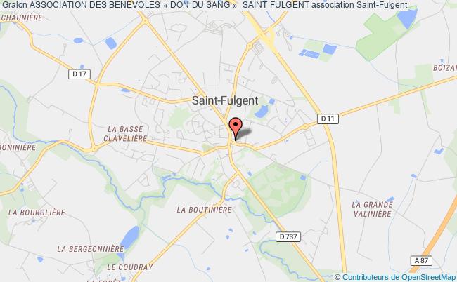 plan association Association Des Benevoles « Don Du Sang »  Saint Fulgent Saint-Fulgent