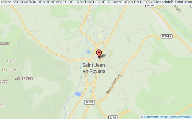 plan association Association Des BÉnÉvoles De La MÉdiathÈque De Saint Jean En Royans Saint-Jean-en-Royans