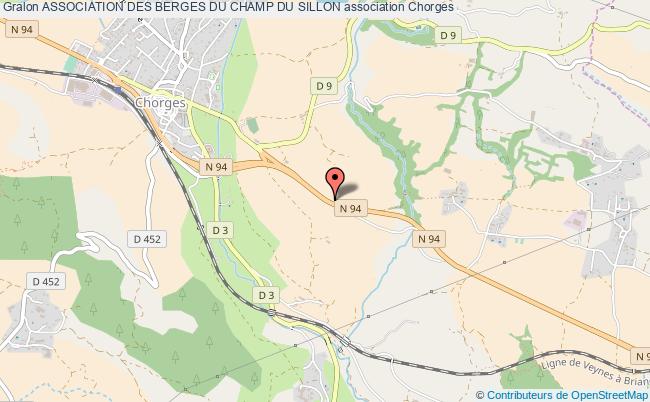 plan association Association Des Berges Du Champ Du Sillon Chorges