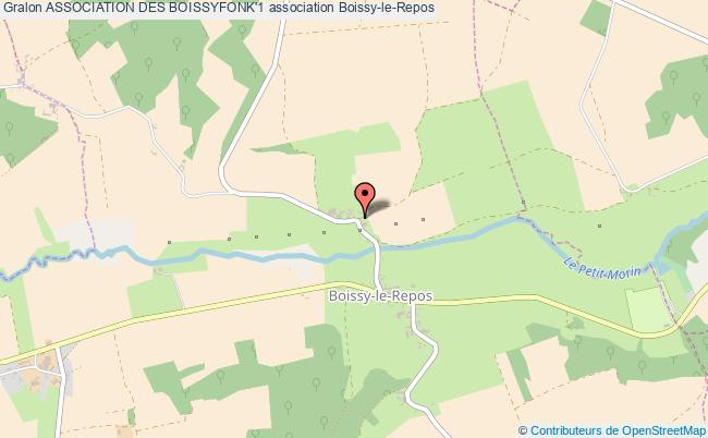 plan association Association Des Boissyfonk'1 Boissy-le-Repos