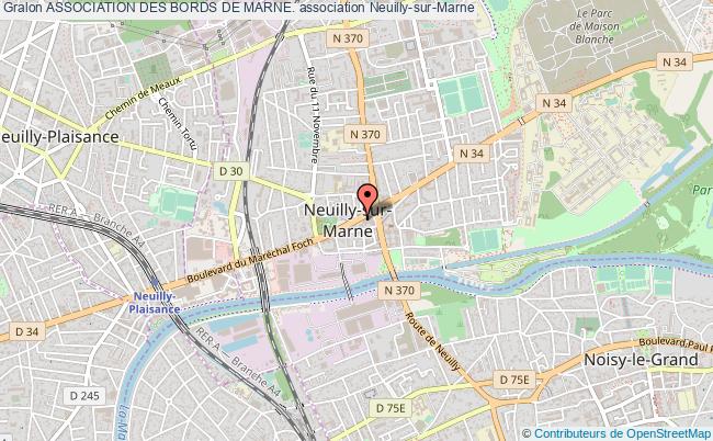 plan association Association Des Bords De Marne. Neuilly-sur-Marne